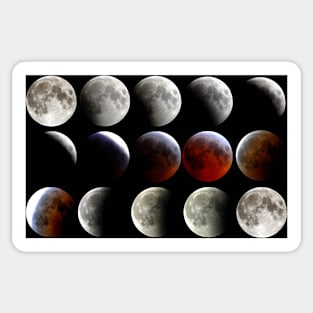 moon phases Sticker